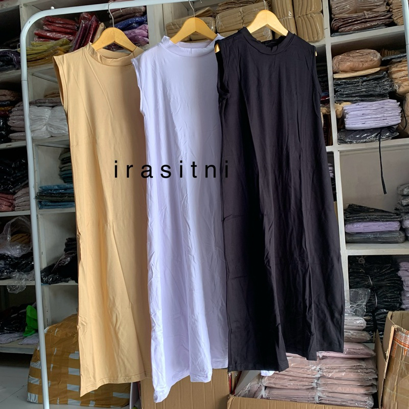 inner Dress Anak Tanpa Lengan Rayon Super Premium Manset Gamis Dalaman Busana Muslim