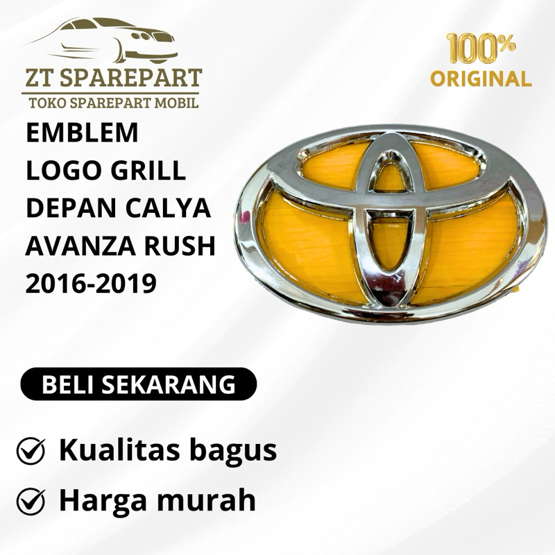 EMBLEM LOGO GRILL DEPAN CALYA AVANZA RUSH 2016-2019