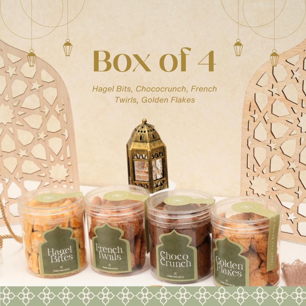 

Cookies Box of 4 - Pattie Bakestreat