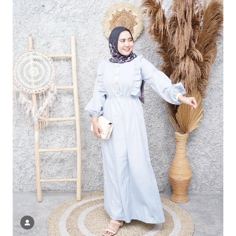 PRELOVED DRESS VANILLA HIJAB