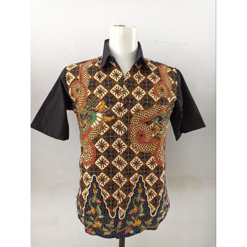 (WD) HEM SLIMFIT (ABG) BATIK BJE208 ONLY SIZE L