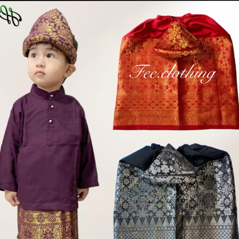 Tanjak dan Rumpak Teluk Belanga Kurung Melayu Pria