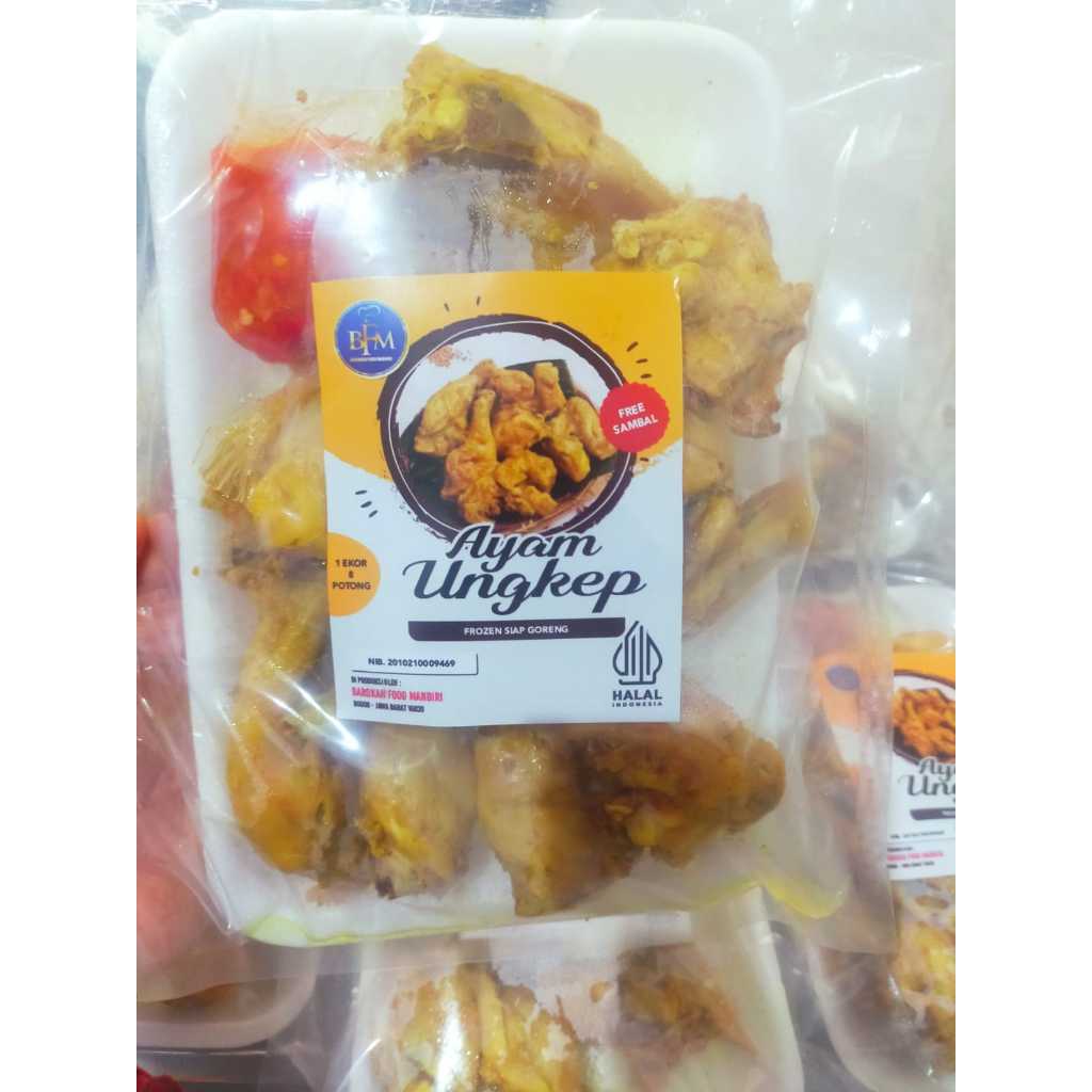 

Ayam ungkep 1 ekor potong 8 + sambal (frozen)