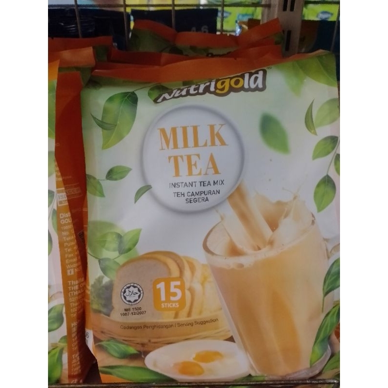 

nutrigold milk tea isi 15 stik exp 04/2026