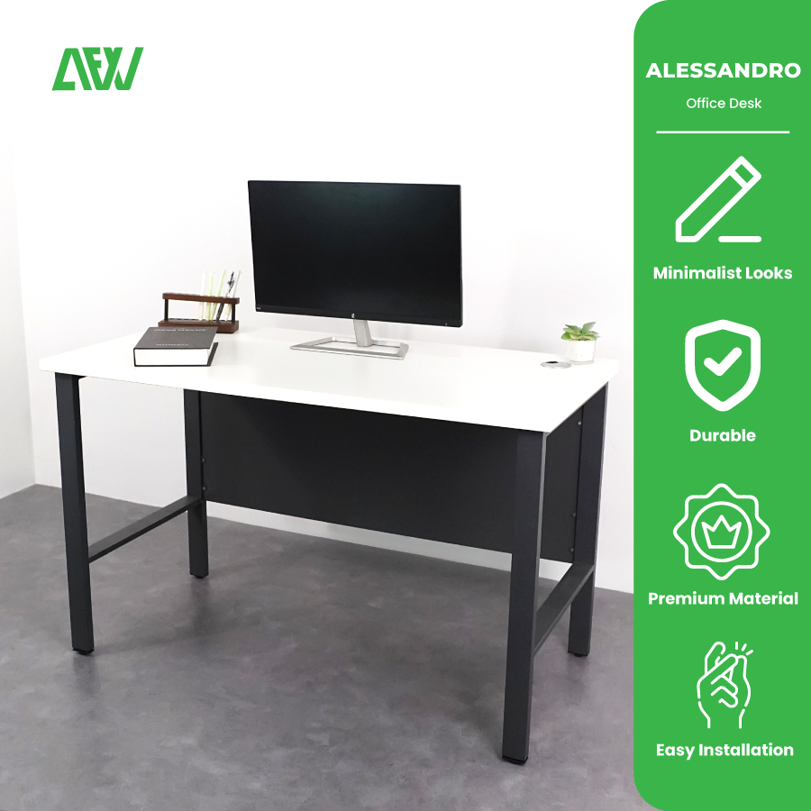 Meja Kerja Partisi ALESSANDRO Meja Kerja Minimalis Meja kantor