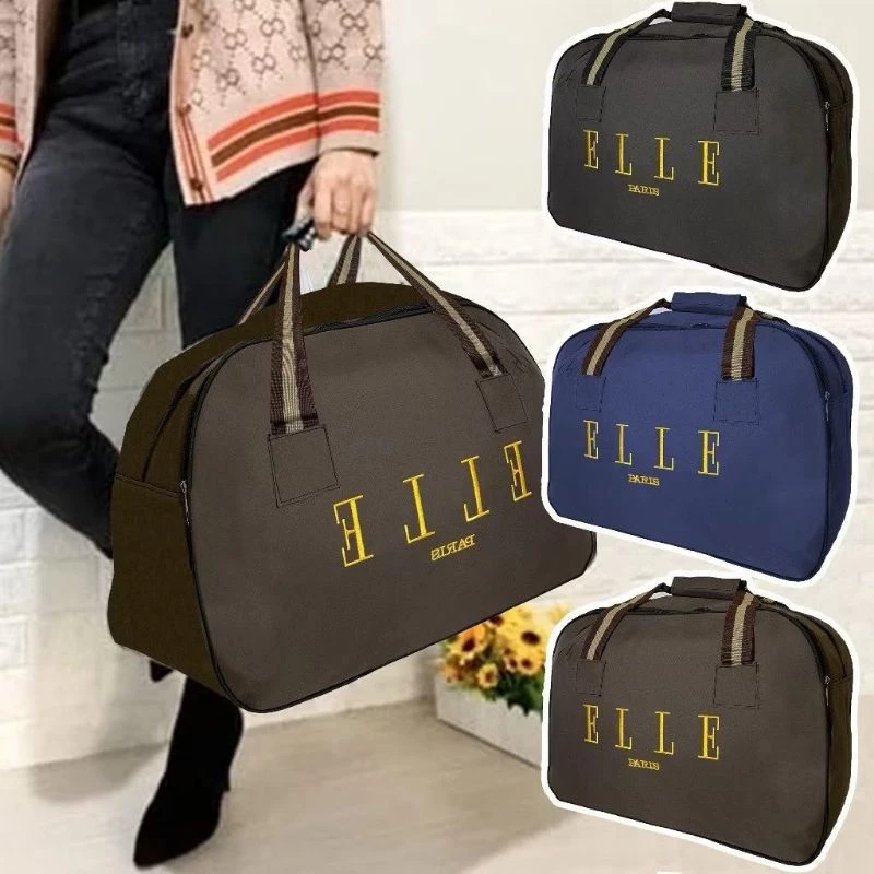 TAS TRAVEL WANITA ELLE / BAG ELLE/ TAS PAKAIAN TENTENG WANITA / TAS PAKAIAN BESAR ELLE BAG