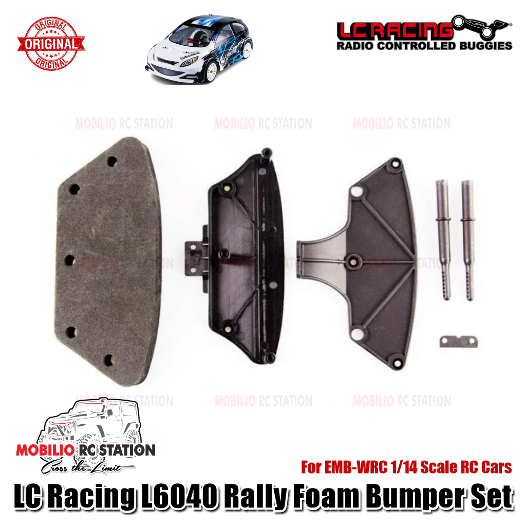 Spare Part Ori LC Racing L6040 Rally Foam Bumper Set for EMB-WRC 1:14 Scale RC Cars 4WD
