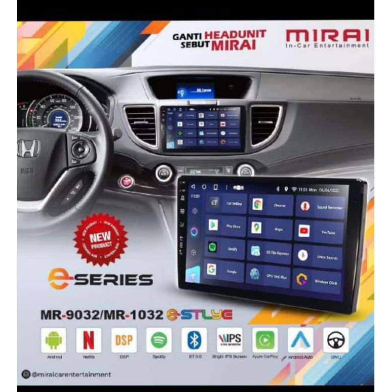 Head unit Android Mirai Style MR 9032 / MR 1032-yaafi car