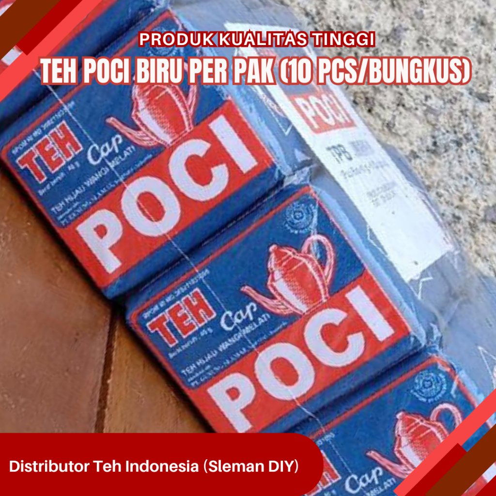 

TEH Poci Biru Per Pak (10 PCS/Bungkus)