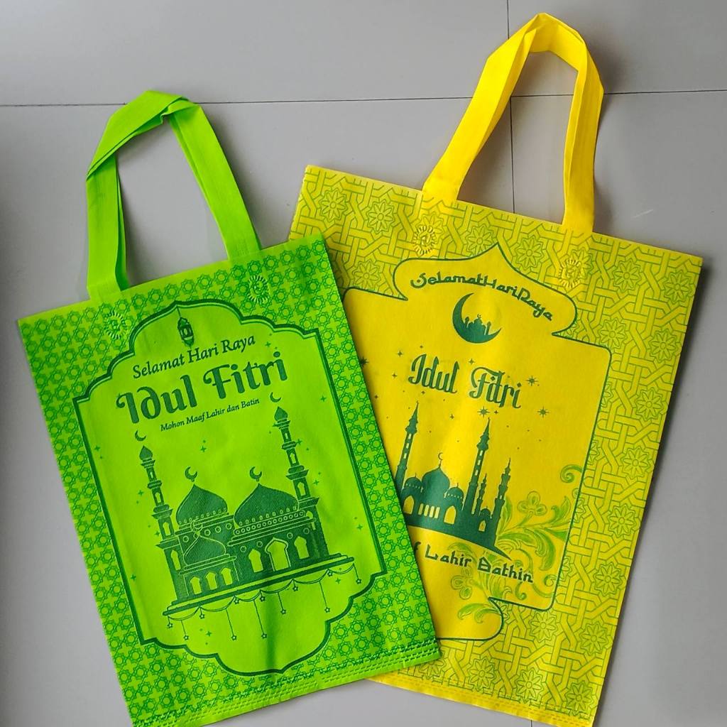 

Tas Kantong Hampers Jumbo Idul Fitri Jinjing Lebaran tebal dan kuat