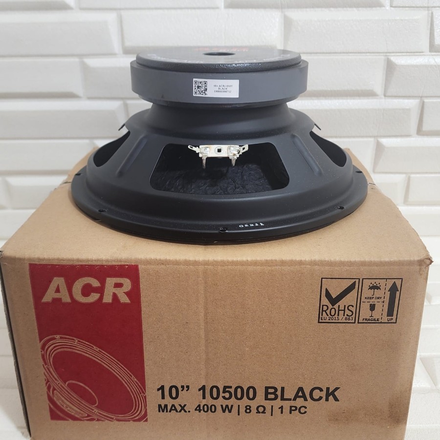 SPEAKER WOOFER ACR 10 INCH 10500 BLACK