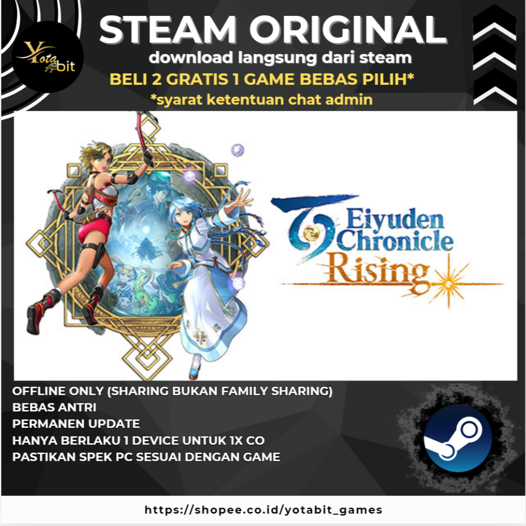 Eiyuden Chronicle Rising PC Game Sharing Original Offline