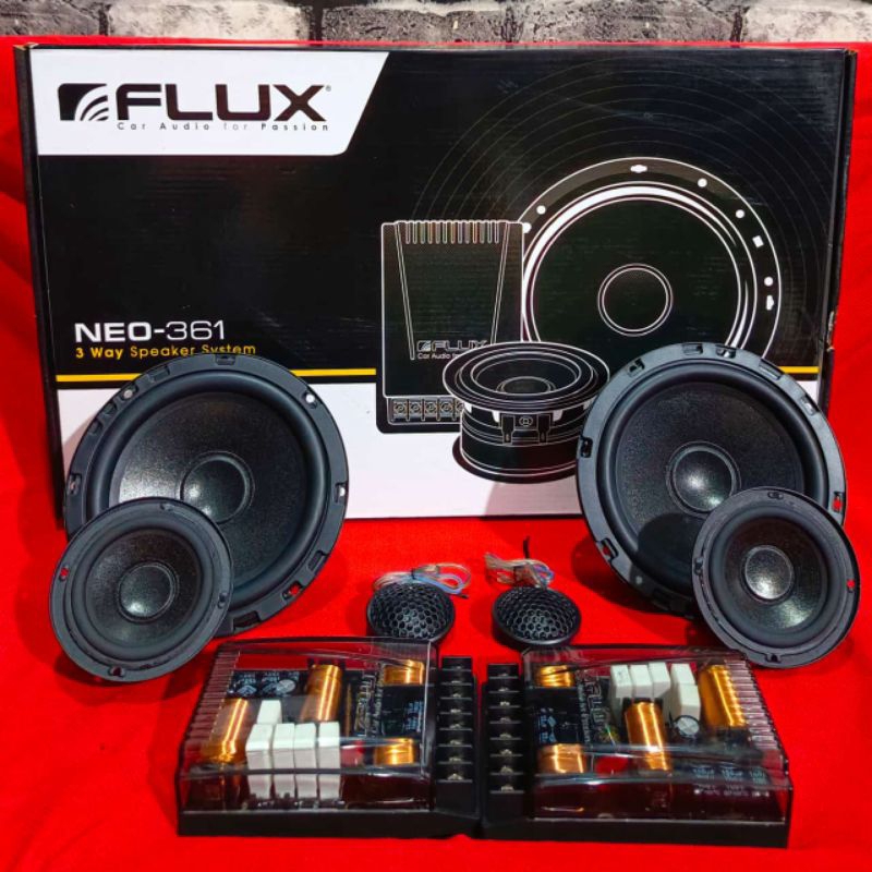 Split 3 Way Flux Neo-361 - 3Way Speakers System Component Flux Neo 361