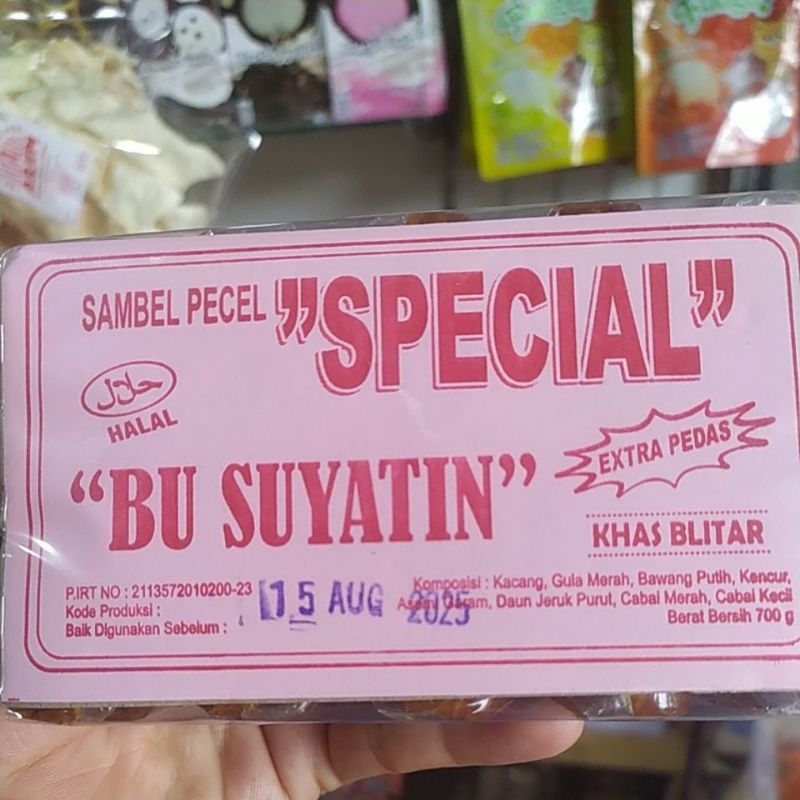 

SAMBEL PECEL"BU SUYATIN" EXTRA PEDAS 700gram