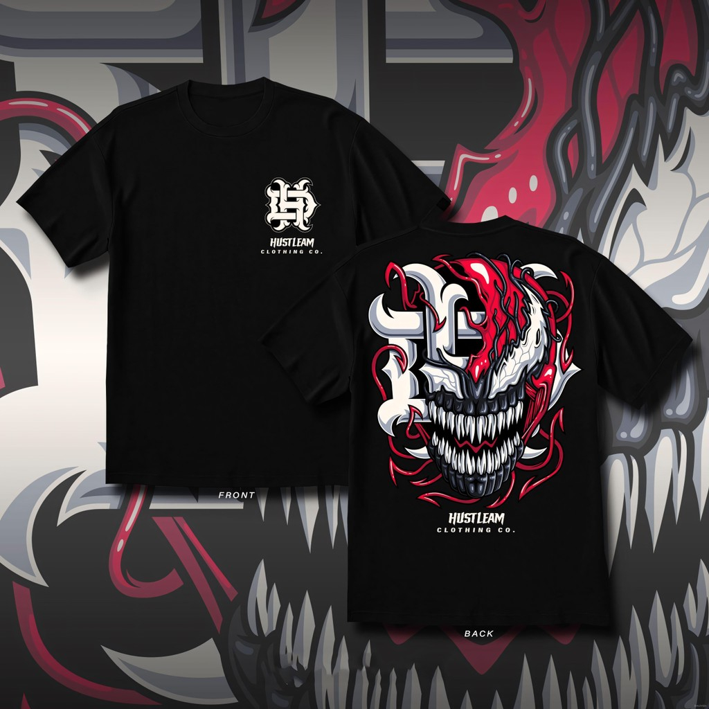 Short Sleeve Ghost Face Print T Comfortable and Cool Shirt