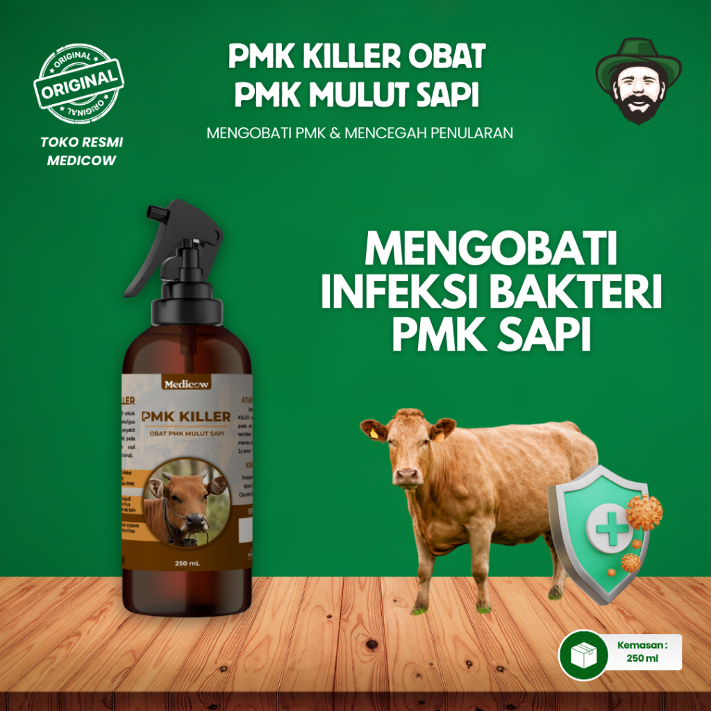 Medicow PMK Killer Obat PMK Mulut Sapi Ampuh Sariawan Sapi