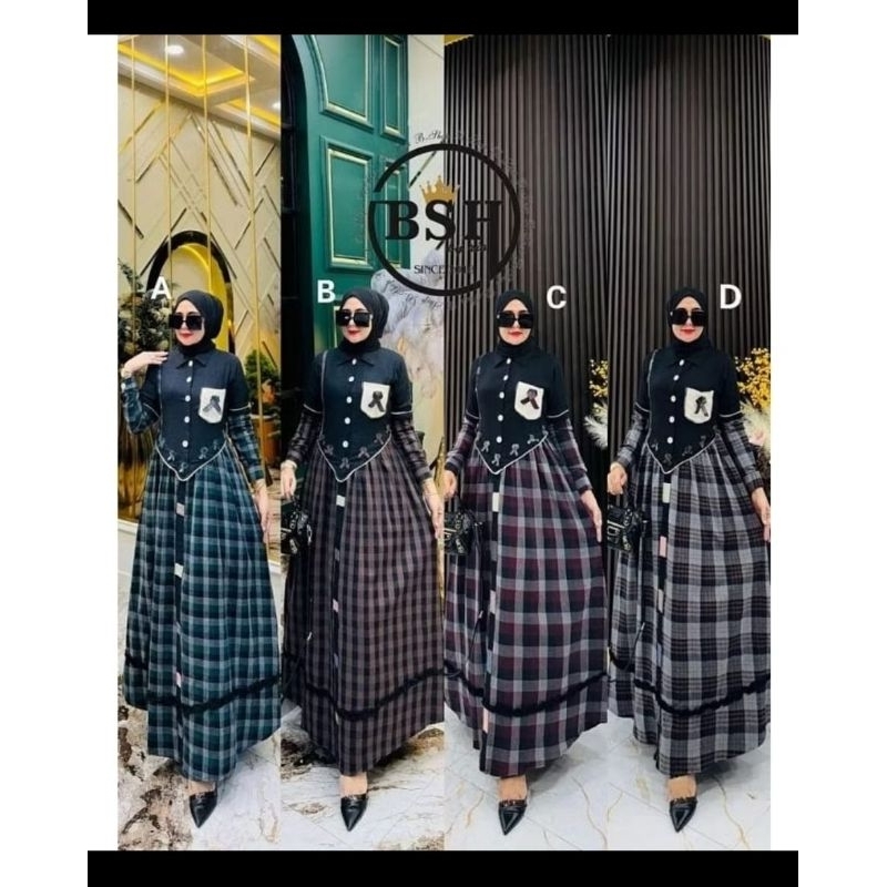 gamis jelita dres premium by bsh