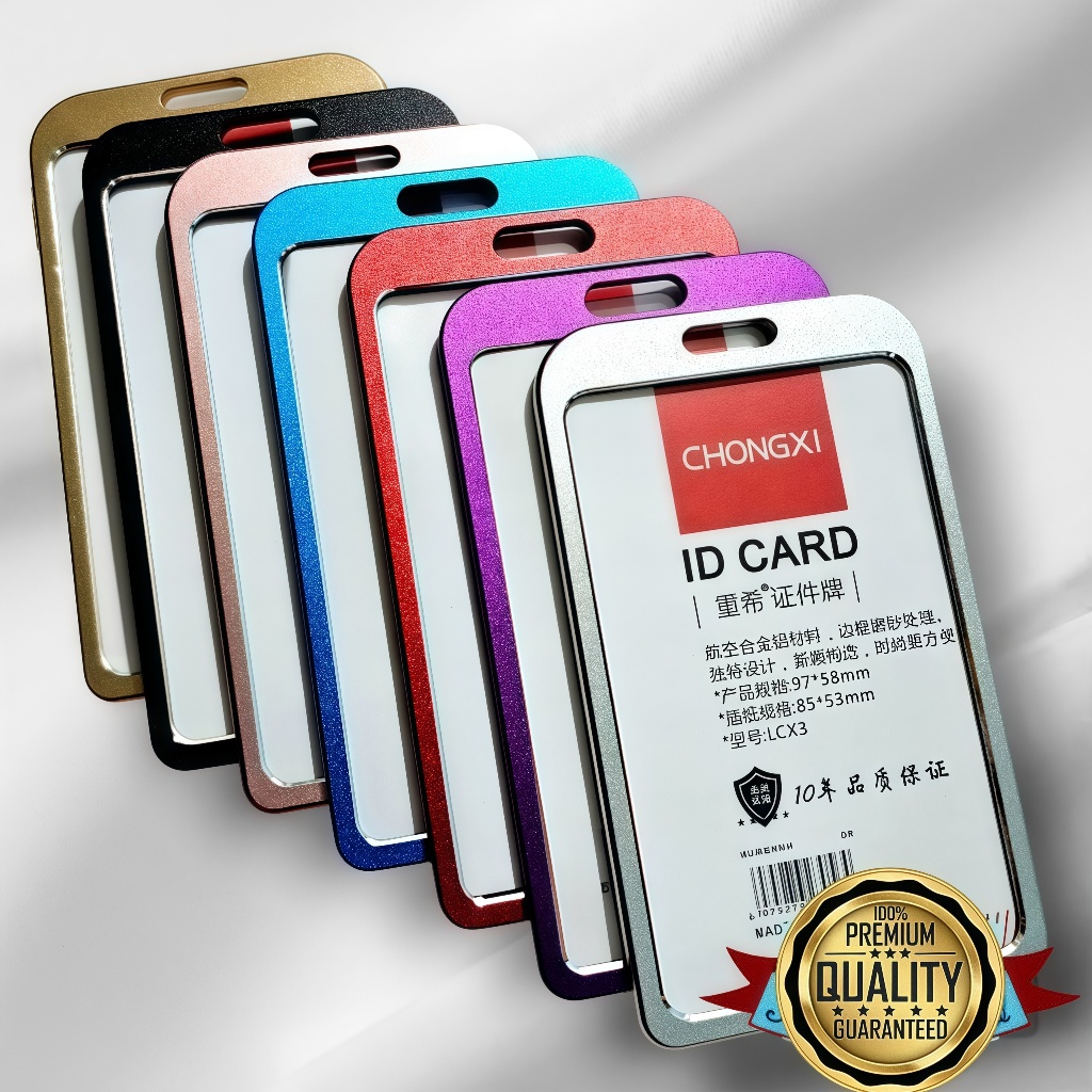 

Tempat Kartu Id Card Aluminium 2 Sisi Alumunium