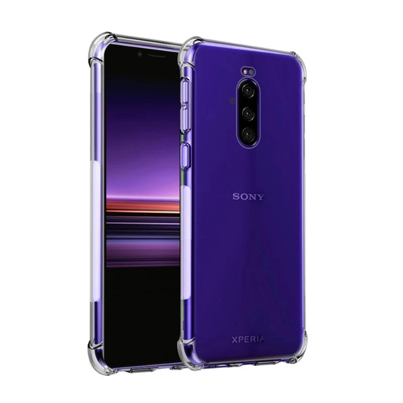 SONY XPERIA 1 / 1 II / 1 III CASE ANTI CRACK TRANSPARENT AIRBAG (DENGAN BUMPER)