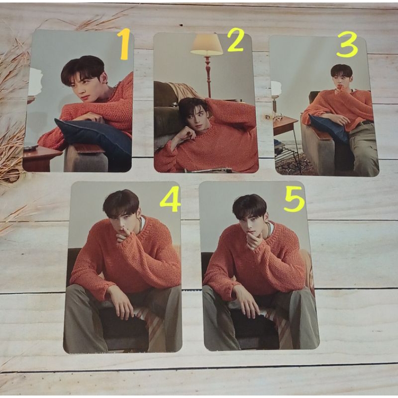 Official photocard CHA EUN WOO starry caravan