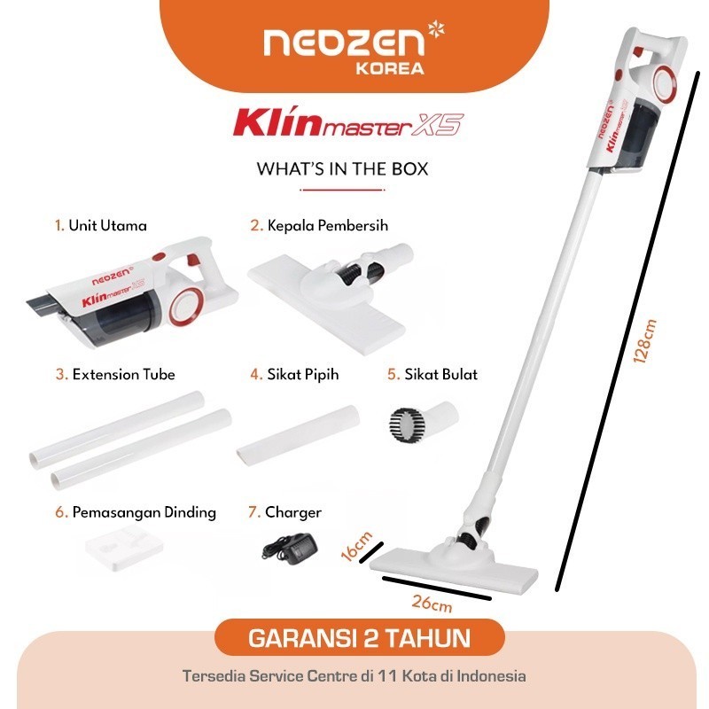 Neozen Cordless Vacuum Cleaner X5 dan X7 Cordless - Vacuum Cleaner X5 Baterai - Gweich GWV-20W06