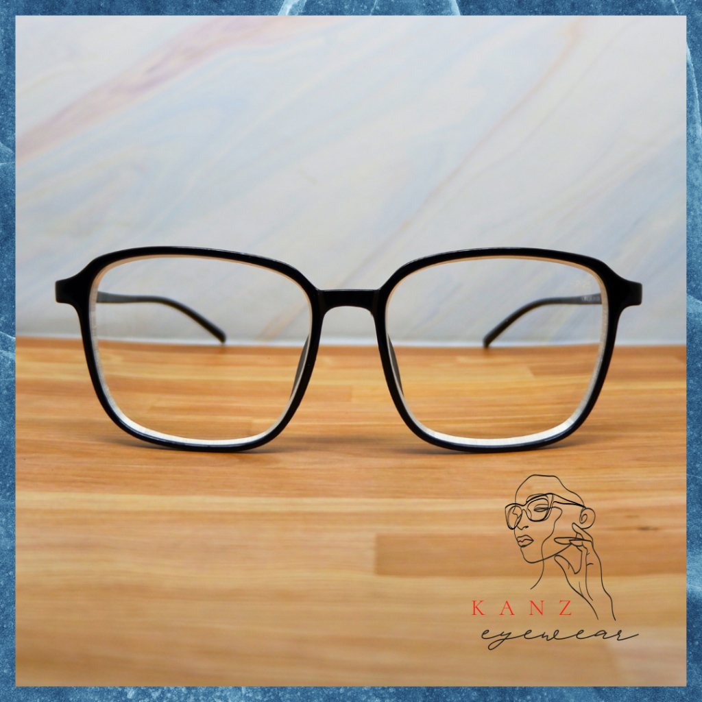 Kacamata Minus Wanita Pria Korean Style Kotak Besar