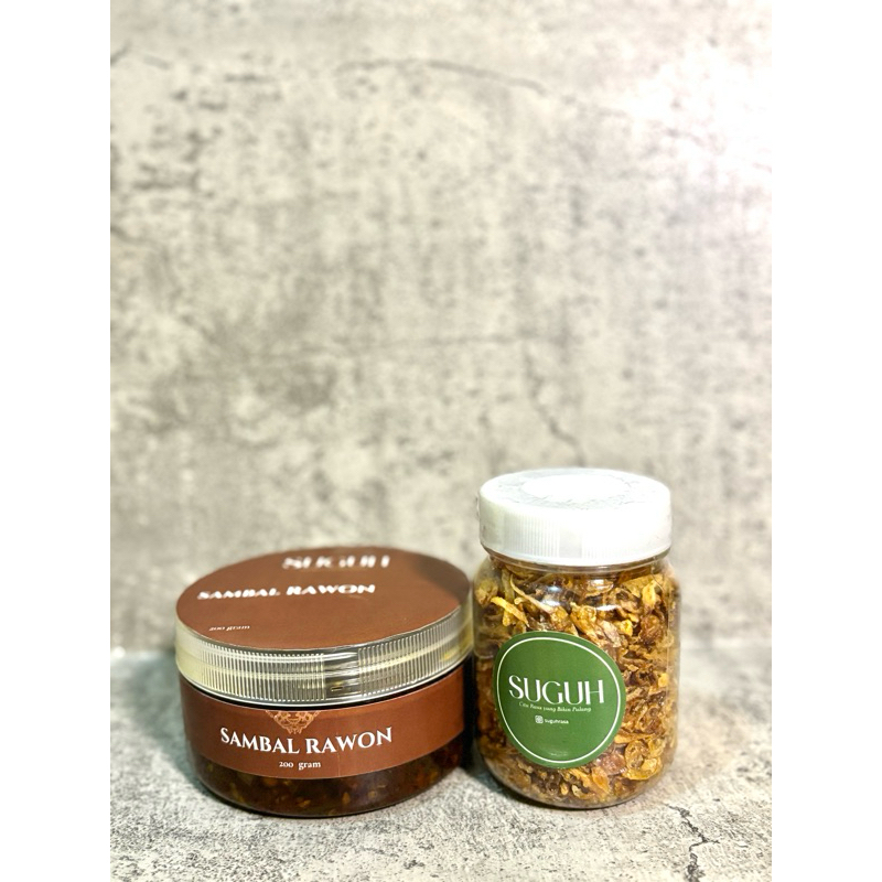 

[Paket Bundling] 1 Sambal Rawon dan 1 Bawang Goreng Suguh