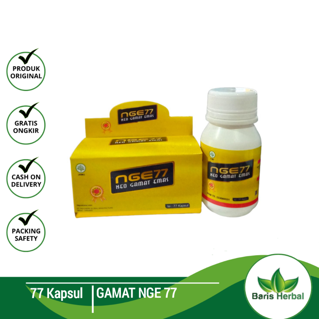 Neo Gamat Emas NGE 77 Kapsul Gamat ORIGINAL | kapsul Gamat Golden Sea Cucumber