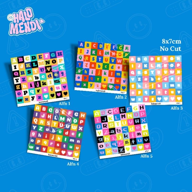 

ALFN - Sticker Sheet "Kecil" l Vinyl Doff l No Cut