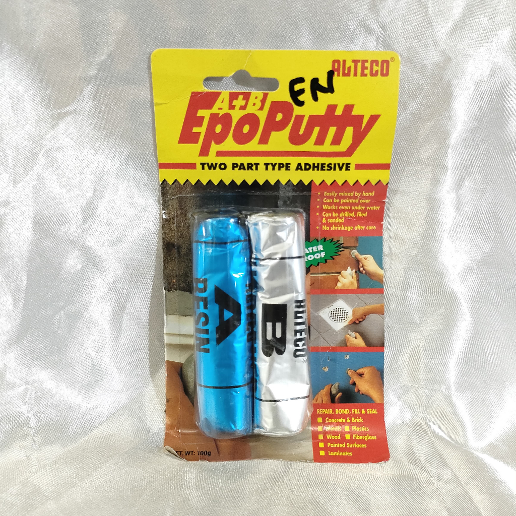 

Lem Epo Putty Alteco 100gr / Epo Putty / Lem porting 100 Gram