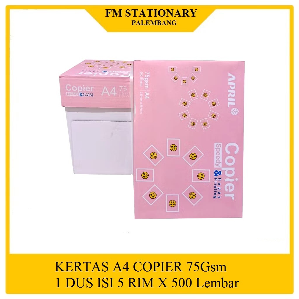 

Kertas A4 / F4 75gsm COPIER (1Dus)