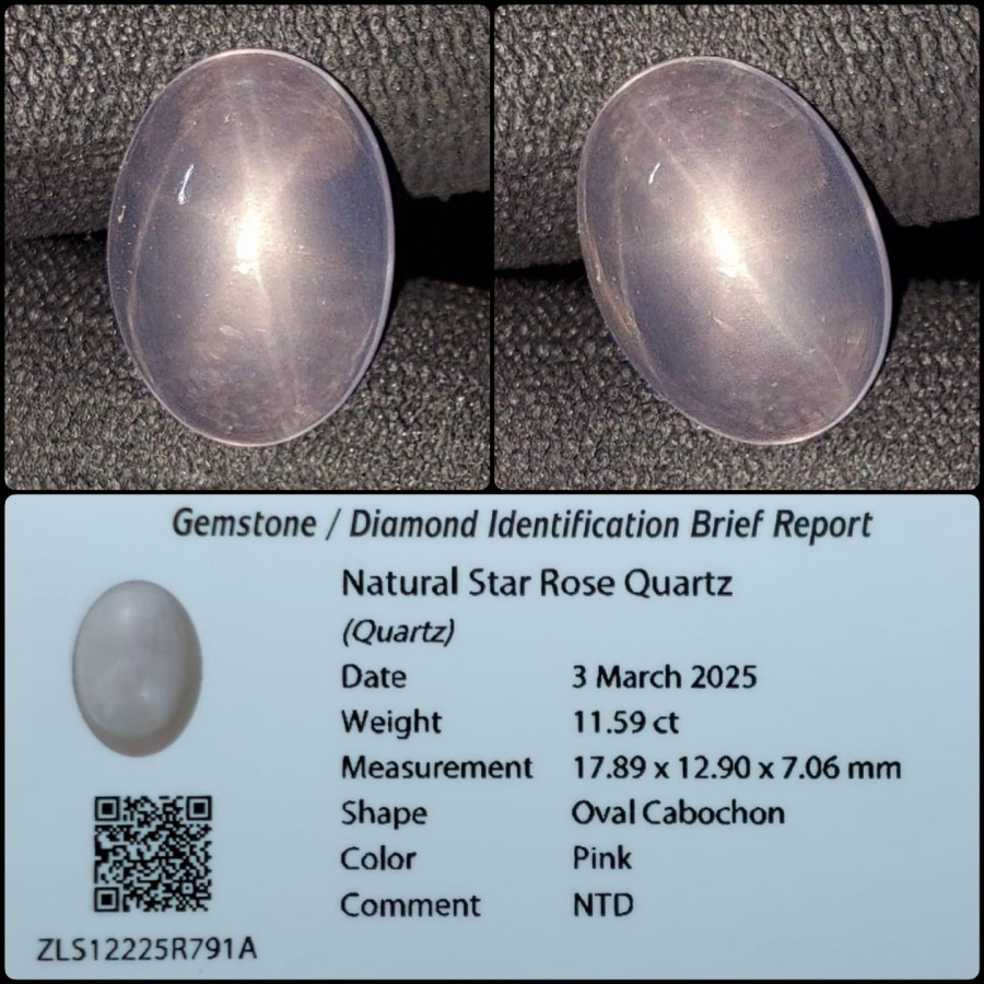 Promo Natural Star Rose Quartz Good Quality Clean Pink Color Ntd Batu Permata Merah Muda Asli