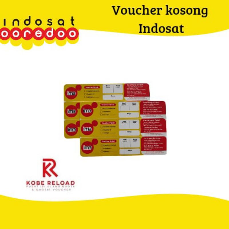 Voucher Indosat Kosong (1Box)