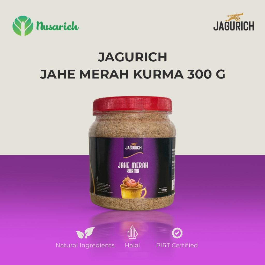 

JAGURICH Jahe Merah Kurma 300 Gram