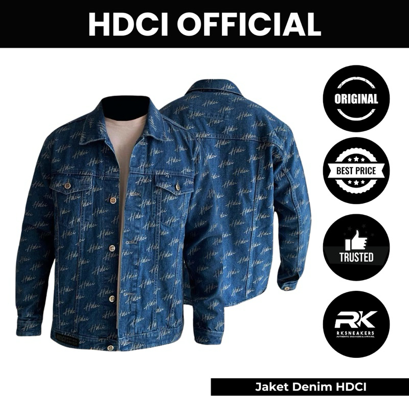 Jaket Denim Harley Davidson Club Indonesia Official Merchandise 100% Authentic