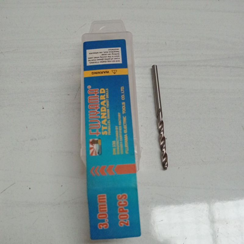 Mata Bor Besi 3.0 Fujiyama Mata Bor Besi Mata Bor Kayu Drill