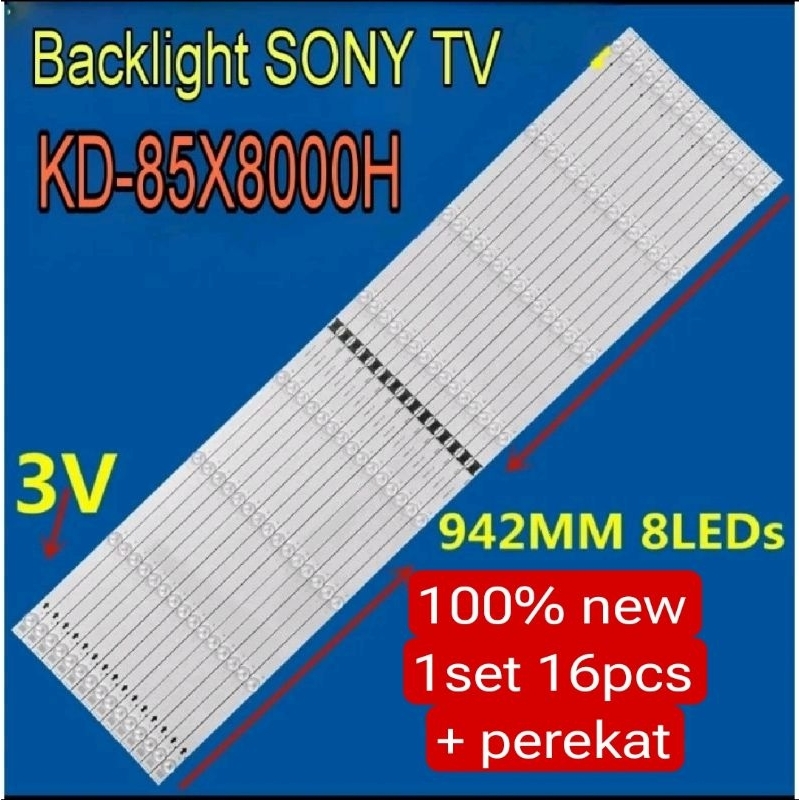 Lampu led backlight tv sony kd-85x8000H 85x8000h 85x800h