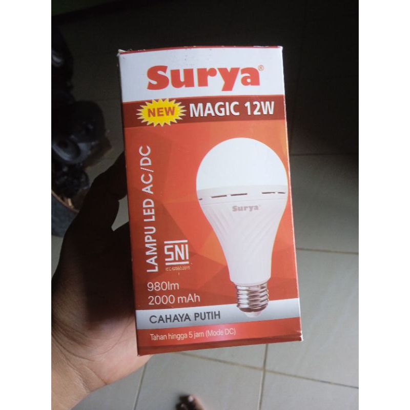 LAMPU EMERGENCY SURYA 12 WATT BARU NEW