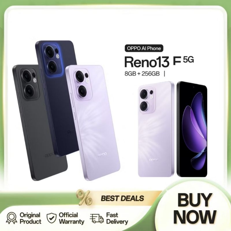 HP OPPO RENO 13F 5G RAM 8GB ROM 256GB