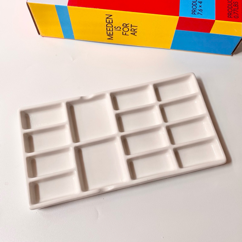

Ceramic Palette Meeden 14 Wells Premium Quality Palet Lukis