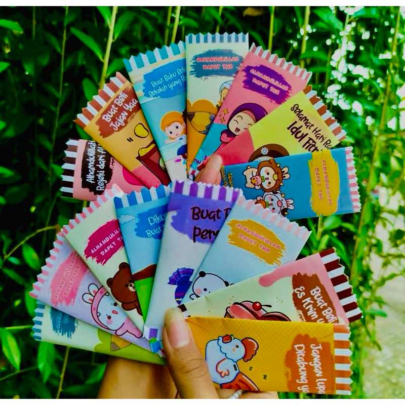 

30 pcs amplop lebaran bentuk permen