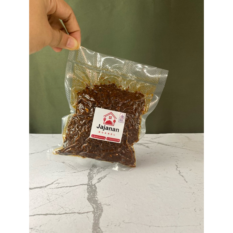 

Rendang Bilih Asam 500 gram Khas Minang
