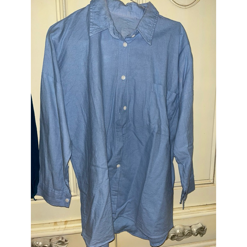 kemeja sky blue