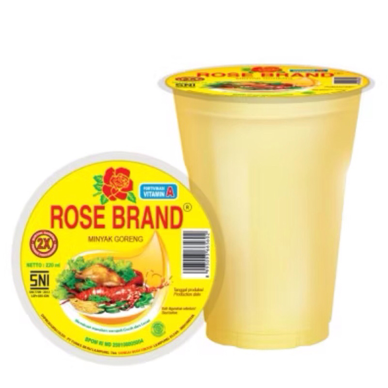 

Minyak Goreng Rose Brand 220ml Cup