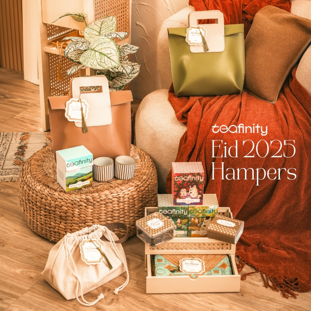 

Teafinity Hampers Lebaran Idul Fitri | Artisan Tea | Teh & Cookies |Silver Needle | Green Tea