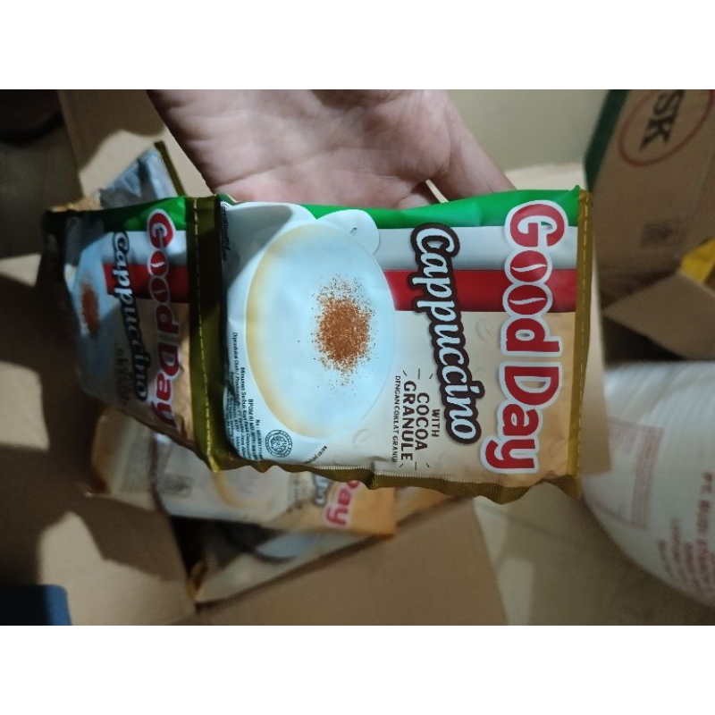 

Good day Capuchinno rencengan isi 10 saset