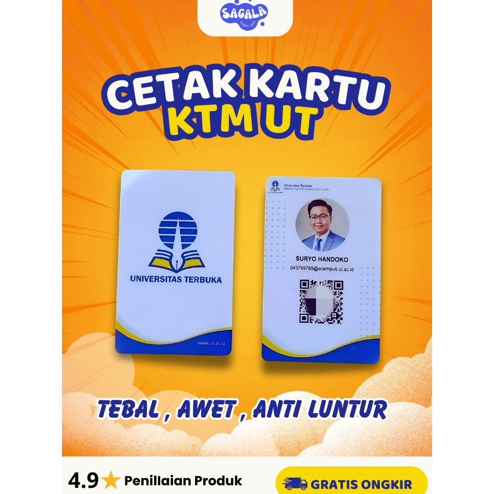 

Cetak Kartu Mahasiswa KTM Universitas Terbuka