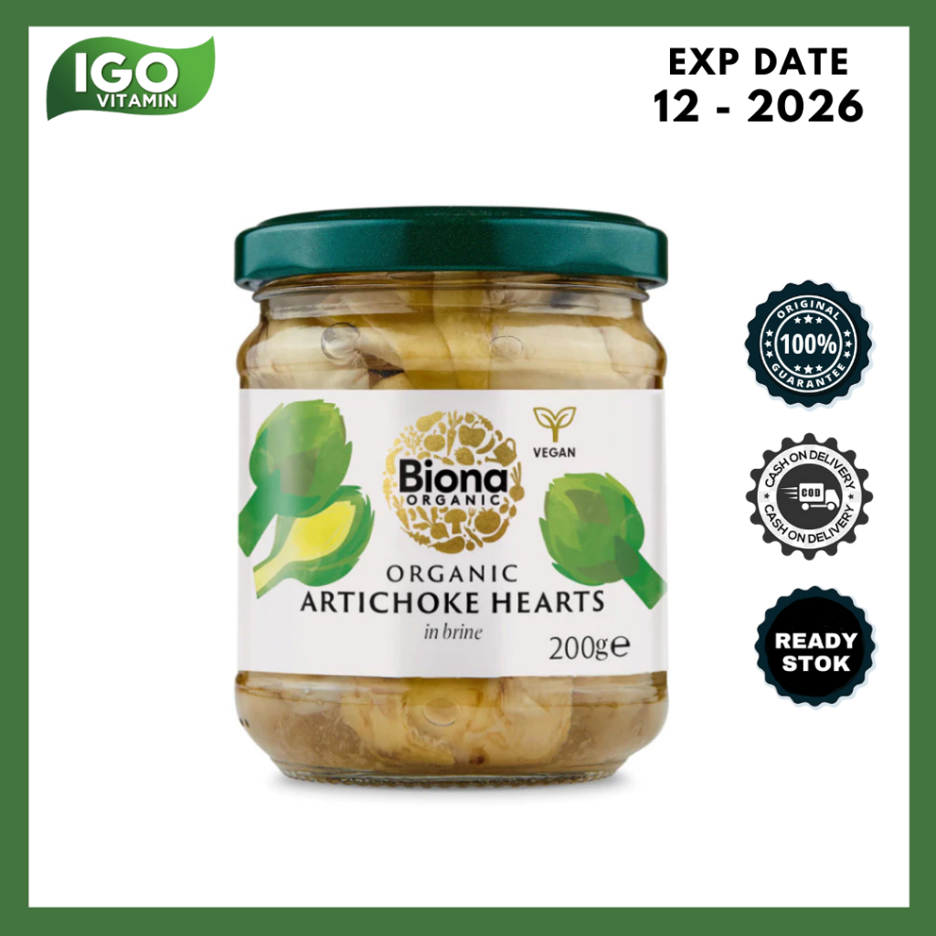 

Biona Organic Artichoke Hearts 200 Gr - Vegan Gluten Free