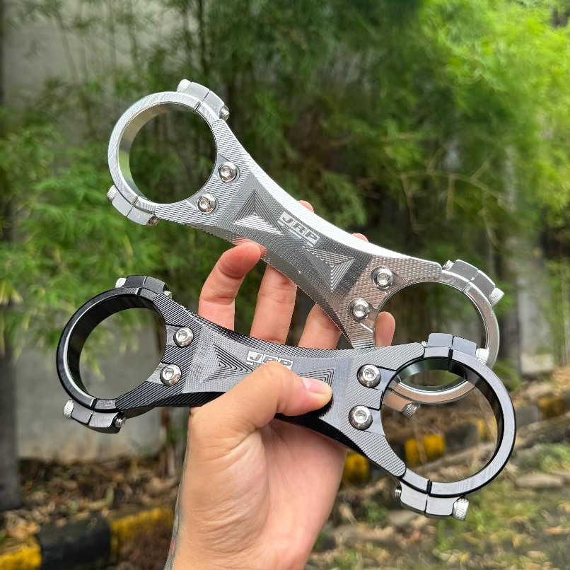 Stabilizer Fork Full Cnc Stabilizer Shock Depan Ninja 150 R RR SS Gembok Bottom Shock Ninja 150 R RR