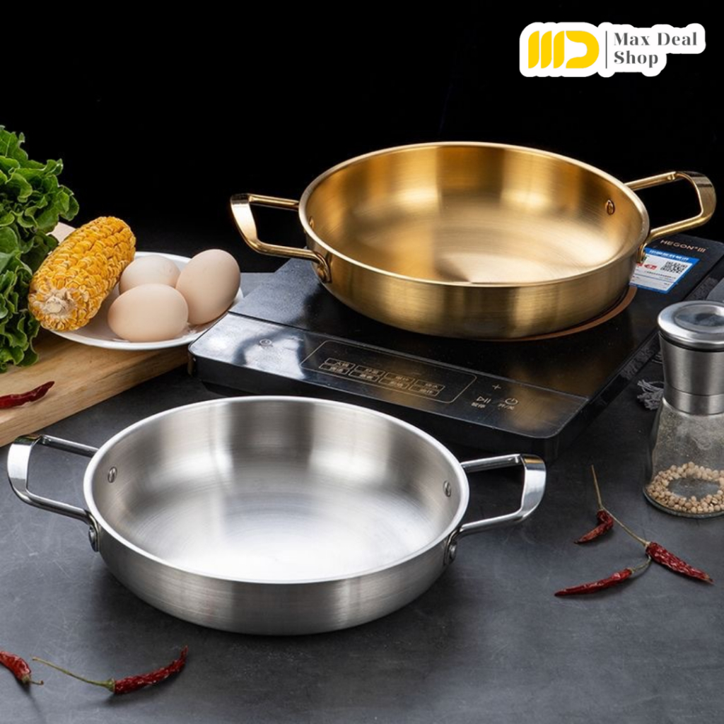 Panci Ramen Korea Noodle Pot Stainless Steel Anti Karat Noodle Pot Stainless Steel